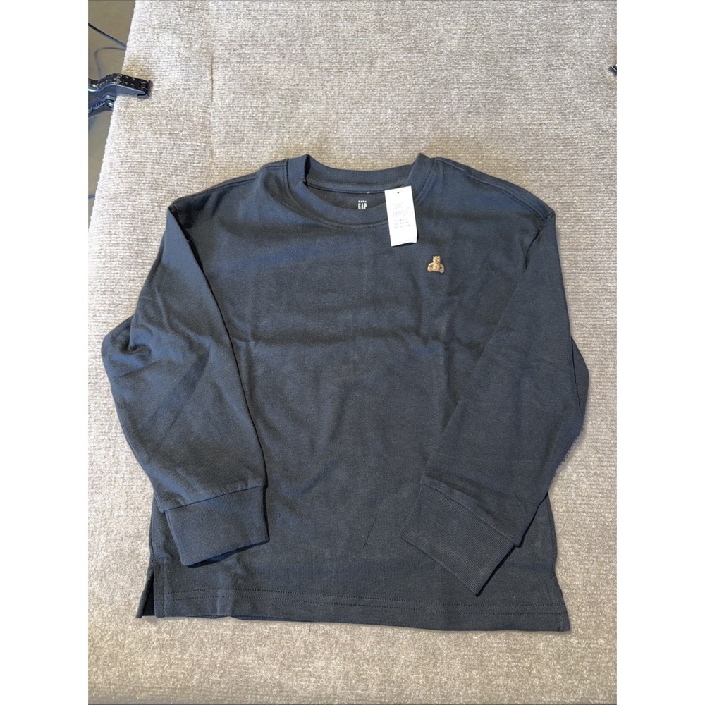 NWT Baby & Toddler Heavyweight Black Long Sleeve T-Shirt Size 5